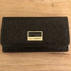 Black Sequins MODA wallet